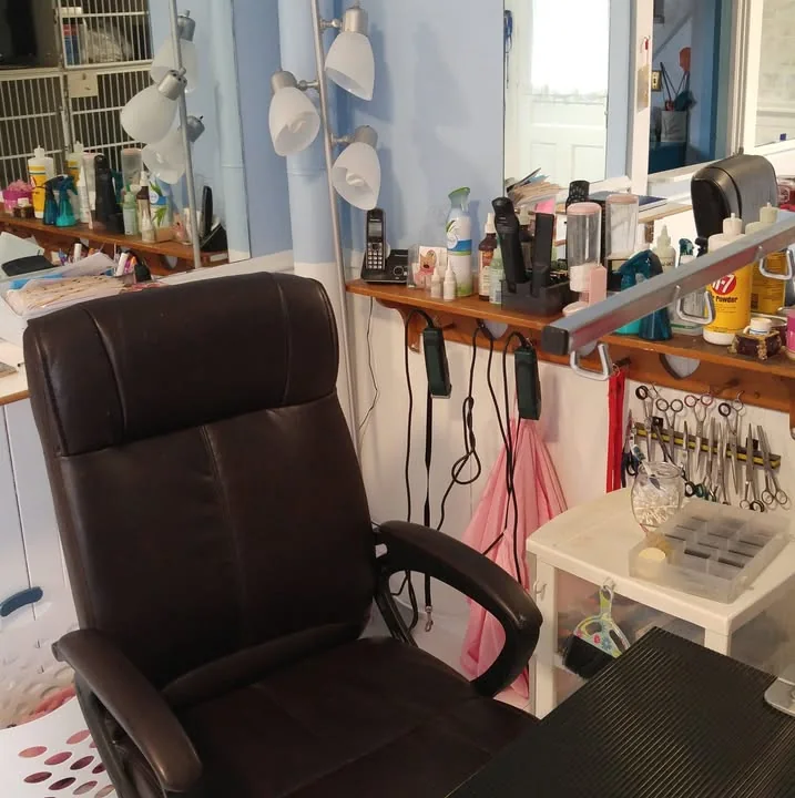 The grooming room at Little Doghouse On The Prairie in Kemptville